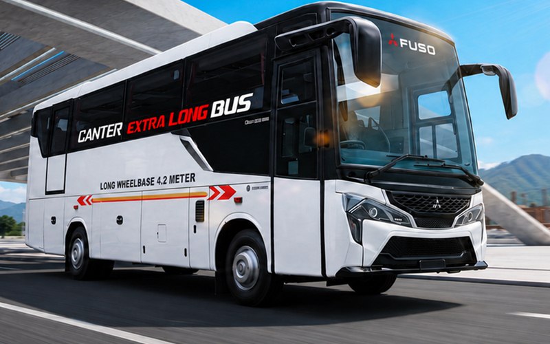 Spesifikasi dan Harga Bus Chasis Long Mitsubishi Canter FE 84G BCL